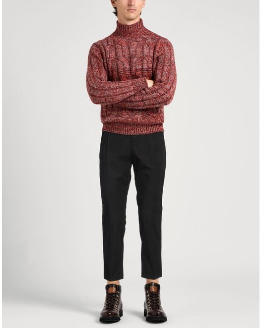 Daniele Alessandrini Black Trouser for men