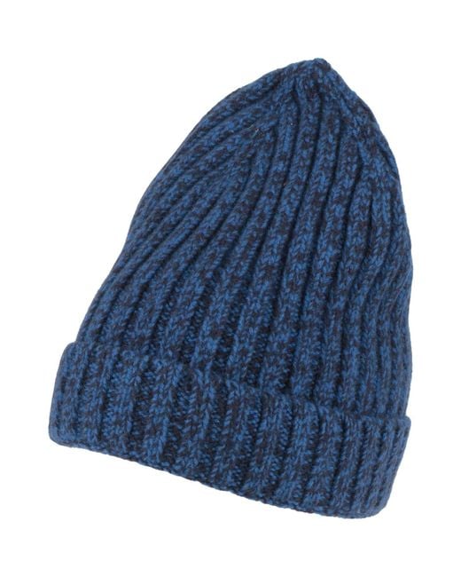 Alpha Studio Blue Midnight Hat Wool for men