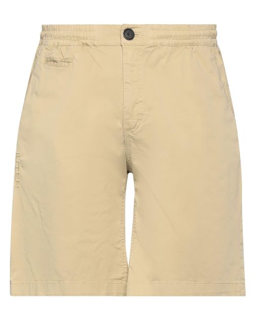 Iuter Natural Shorts & Bermuda Shorts Cotton, Elastane for men