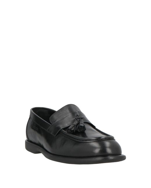 Cerruti 1881 Black Loafers Cow Leather for men