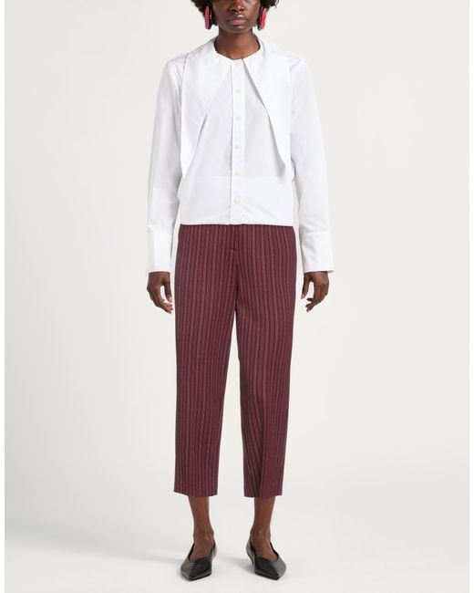 ViCOLO Red Pants Viscose, Polyamide, Elastane