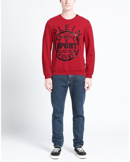 Philipp Plein Red Sweatshirt for men