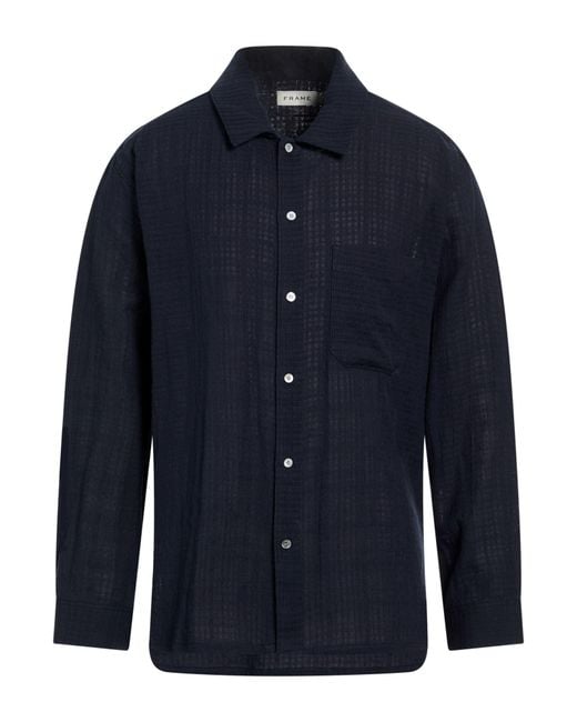 FRAME Blue Shirt Cotton for men