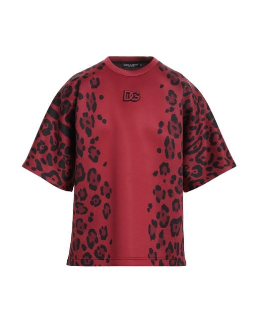 Camiseta Dolce & Gabbana de hombre de color Red