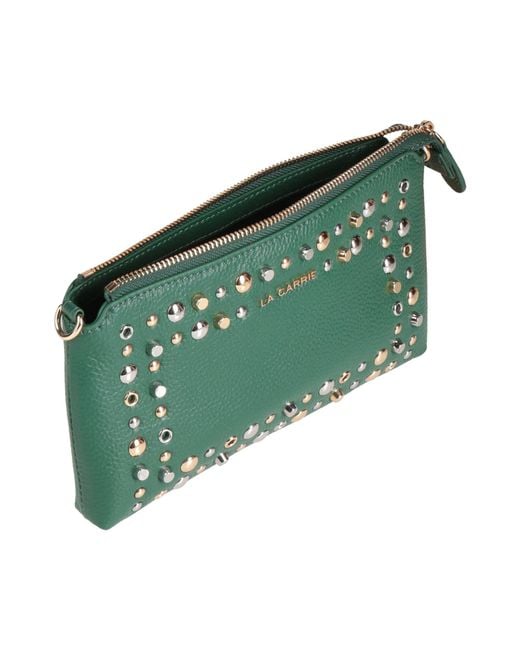 La Carrie Green Cross-Body Bag