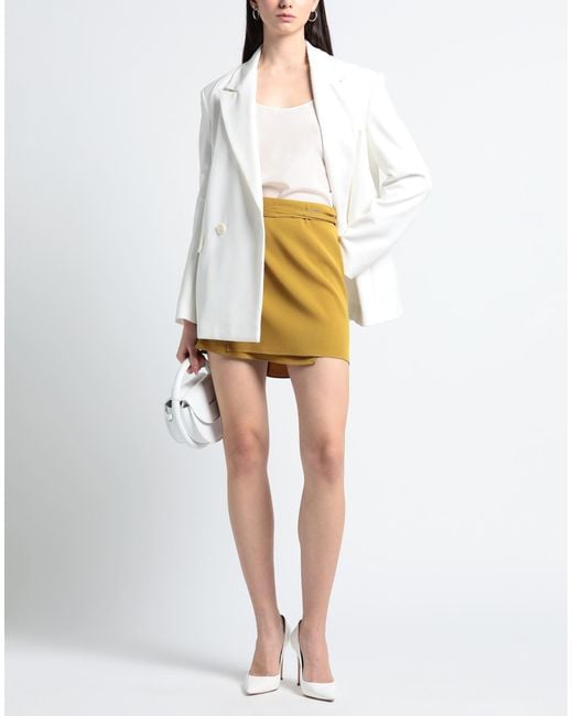 DSquared² Yellow Mini Skirt