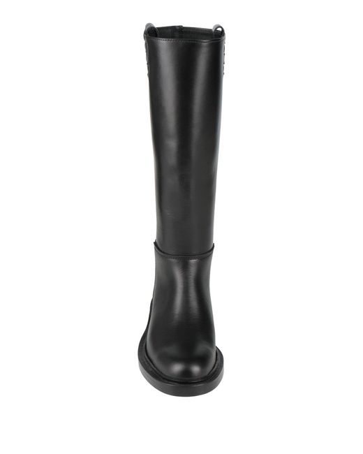 Hereu Black Boot Leather