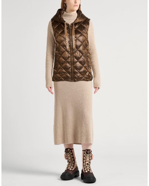 Max Mara Brown Vest Polyamide