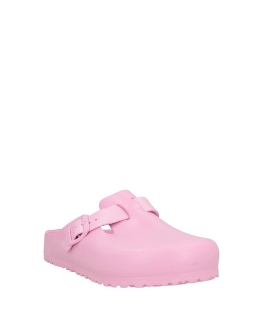 Birkenstock Pink Mules & Clogs Textile Fibers for men