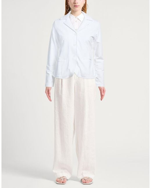 Alpha Studio White Blazers