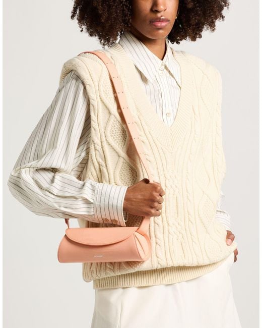 Jil Sander Natural Cross-Body Bag Cow Leather, Ovine Leather