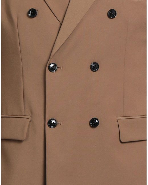 Liu Jo Brown Khaki Blazer Polyester for men