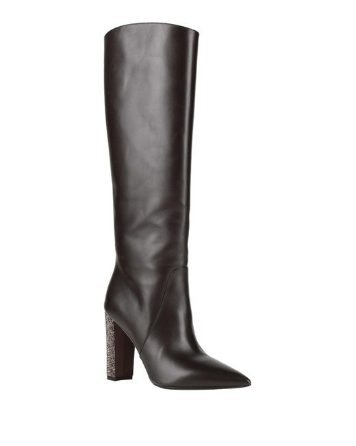 Rene Caovilla Brown Chocolate Boot Leather