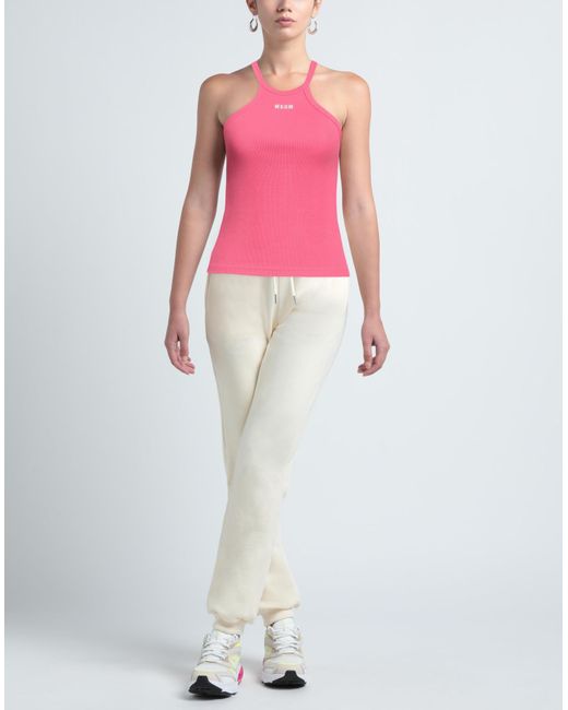 Top MSGM en coloris Pink