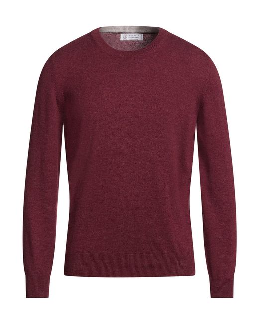 Brunello Cucinelli Red Sweaters for men