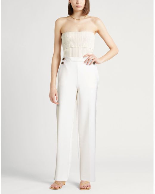 Max Mara White Trouser