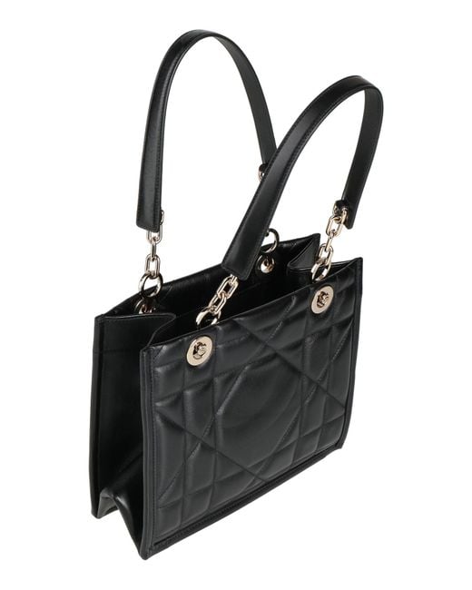 Dior Black Handbag Textile Fibers