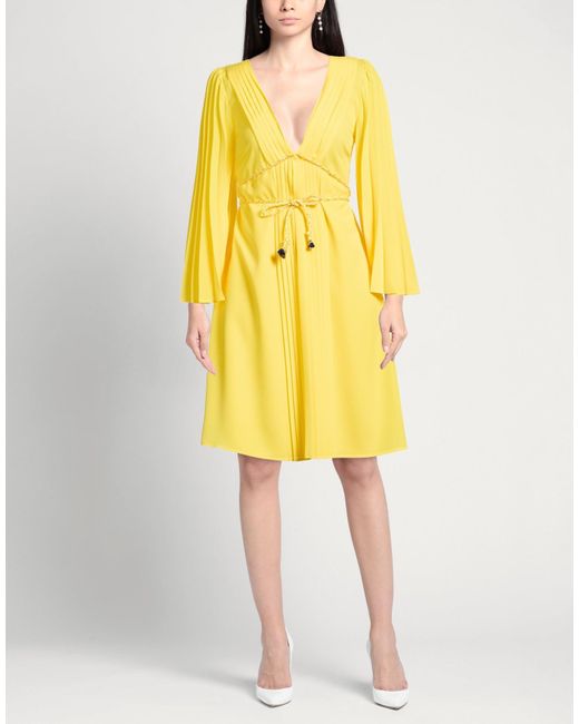 SFIZIO STUDIO Yellow Mini Dresses