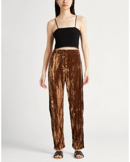 Liu Jo Brown Pants Polyester