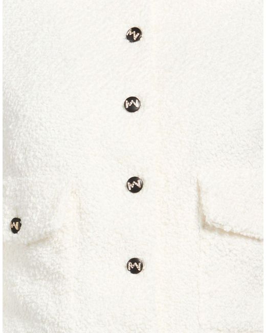 The Mannei White Jacket Cotton, Polyester, Polyamide