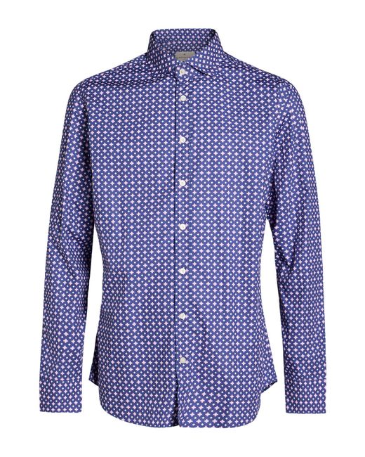 BASTONCINO Blue Shirt Cotton for men