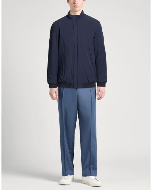 Paul & Shark Blue Jacket Polyester, Elastane for men