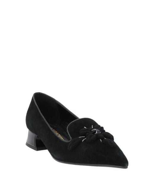 Luciano Barachini Black Loafers Leather