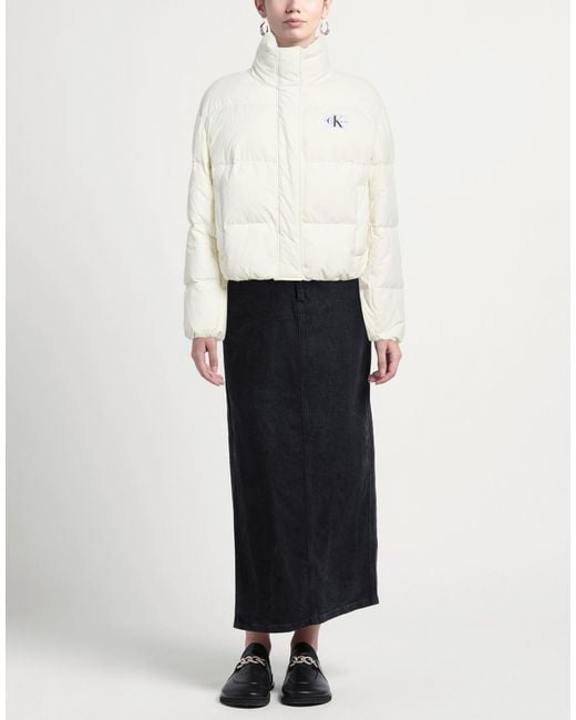 Calvin Klein White Puffer