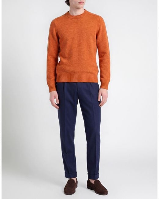 Gran Sasso Orange Jumper for men