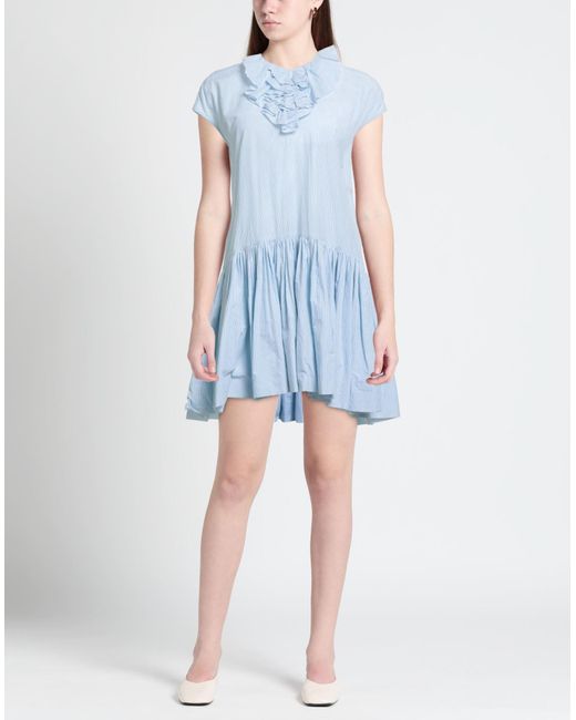 Laurence Bras Blue Mini Dress