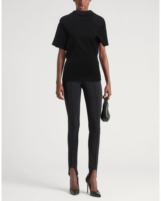 Rick Owens Black T-Shirt Viscose, Polyester, Polyamide, Elastane