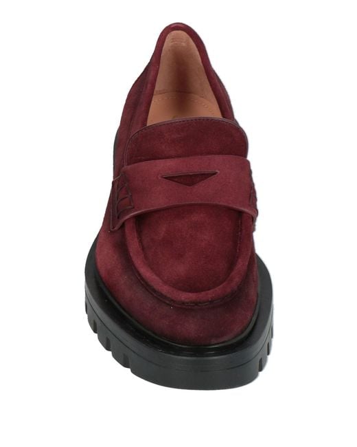 Santoni Purple Loafers