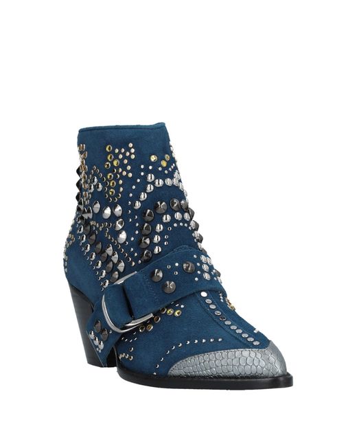 Zadig & Voltaire Blue Ankle Boots