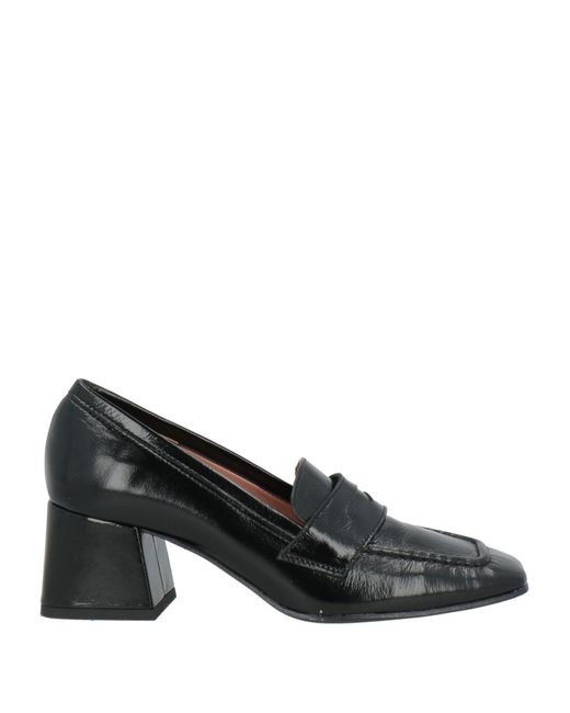 J.A.P. JOSE ANTONIO PEREIRA Black Loafers Leather