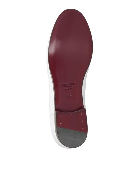 Testoni White Loafer