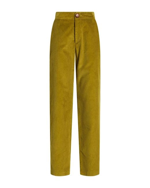 MVP WARDROBE Green Khaki Pants Cotton