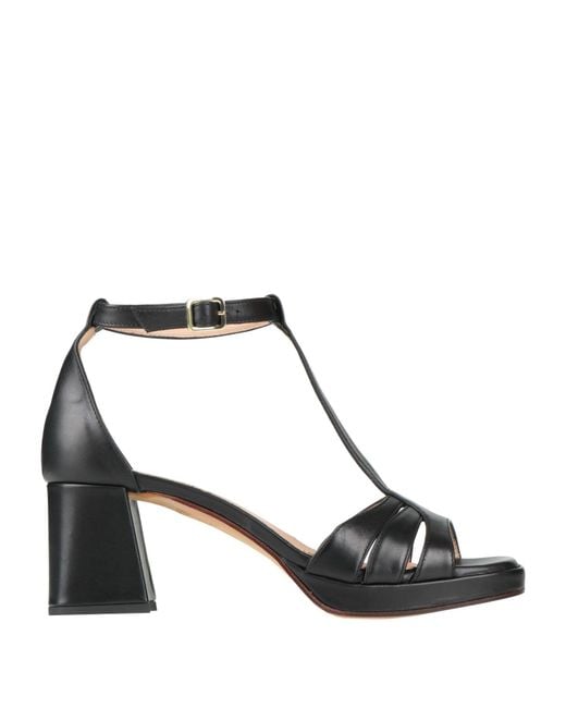 Triver Flight Black Sandals