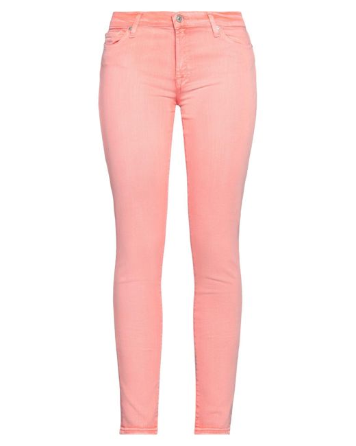 7 For All Mankind Pink Jeans