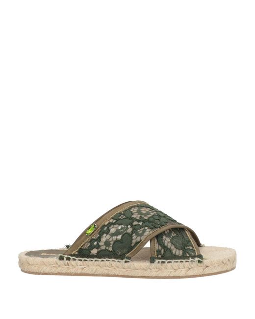 Espadrillas di Baldinini in Green
