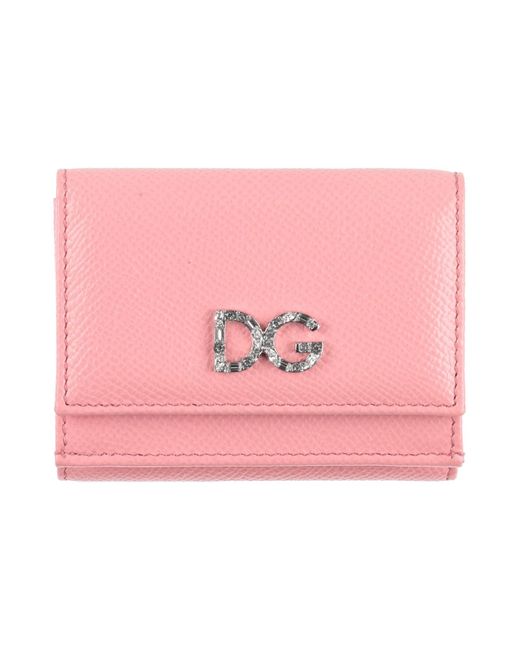 Dolce & Gabbana Pink Wallet Leather