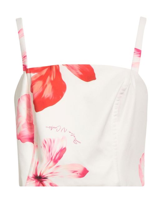 Giulia N Couture Pink Top Polyester, Elastane