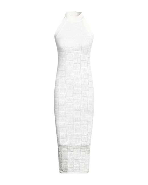 Robe Midi Balmain en coloris White