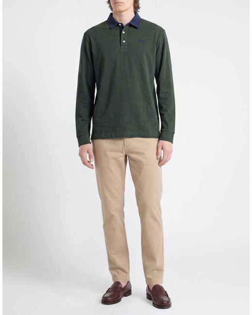 La Martina Green Polo Shirts for men