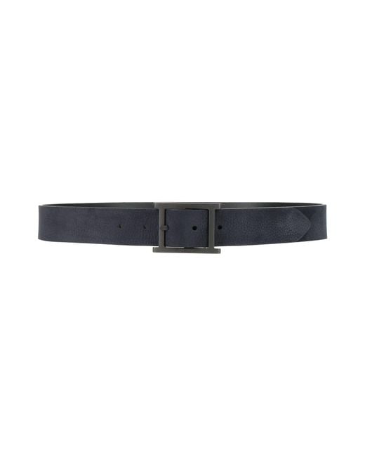 Orciani Blue Midnight Belt Leather for men