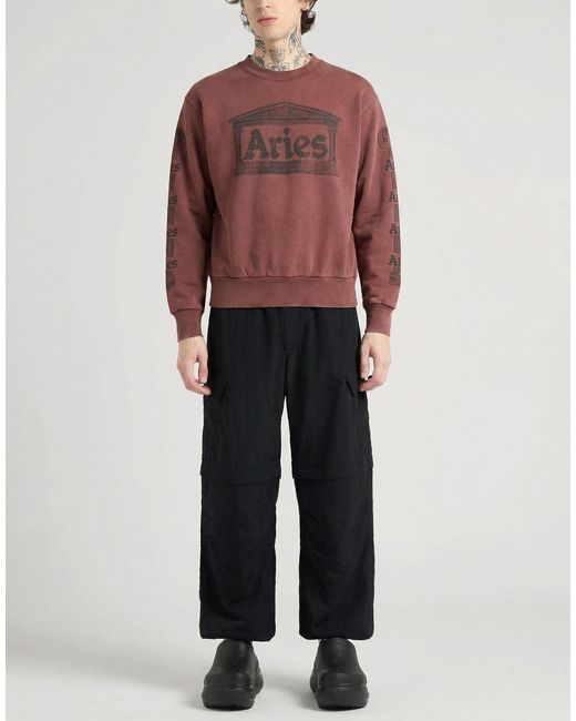 Aries Red Sweatshirt for men