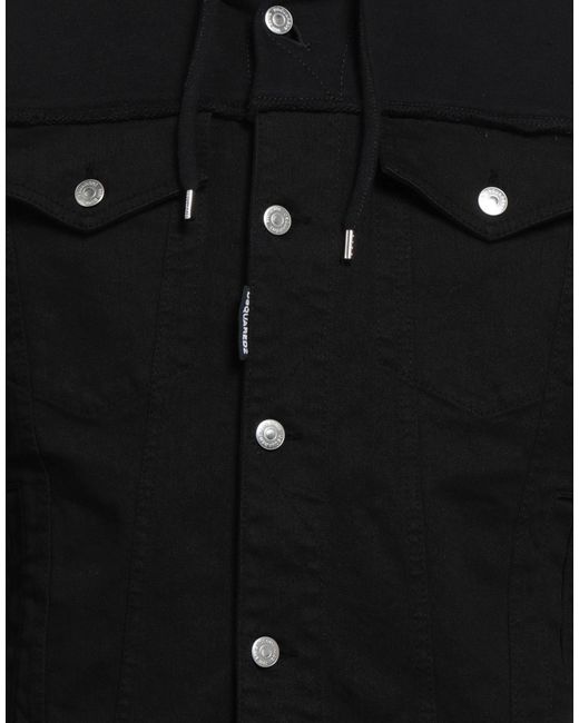 DSquared² Black Denim Outerwear for men