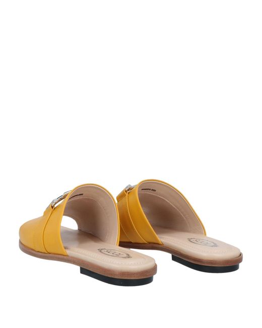 Tod's Yellow Sandals