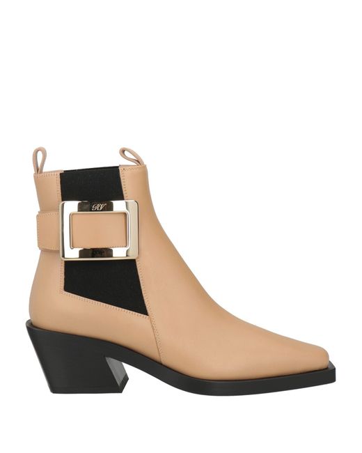 Roger Vivier Natural Ankle Boots