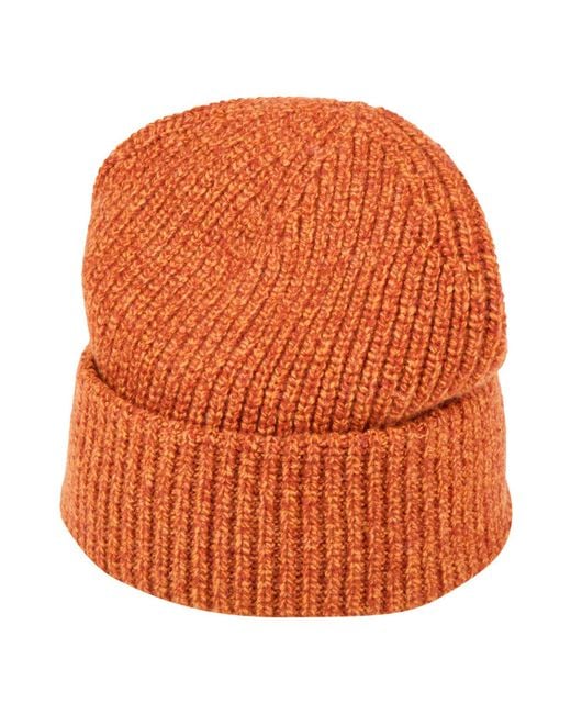 Thinking Mu Orange Hat Merino Wool for men