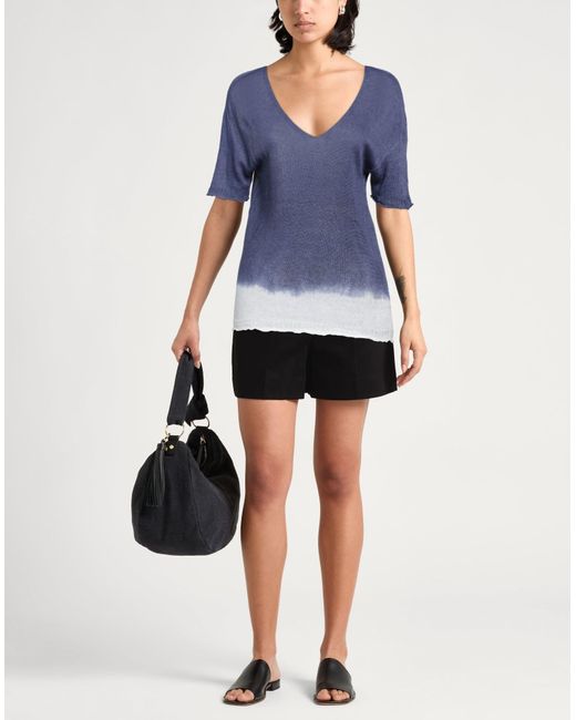 Pullover 120% Lino de color Blue
